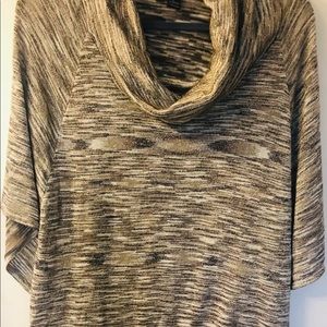 Cowl neck, mId  sleeve light sweater
